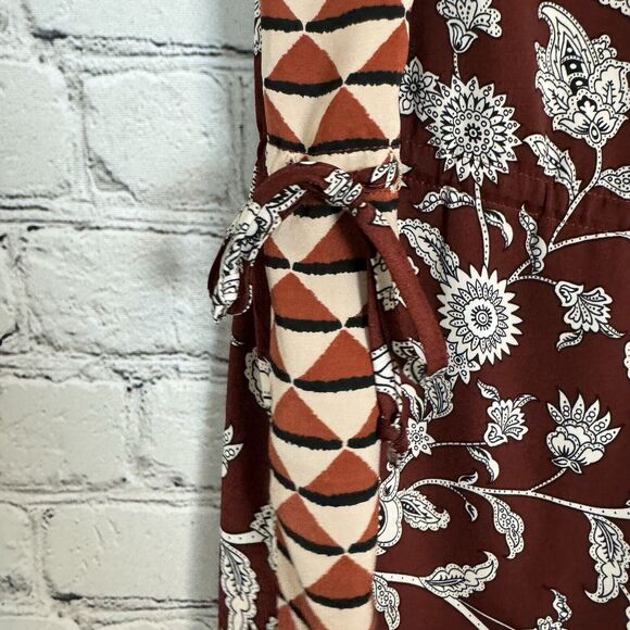 Scotch and Soda Womens M Hip Hop Voila Short Sleeve Mixed Print Mini Dress - Picture 11 of 16